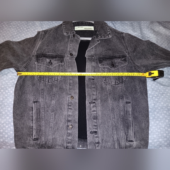 2018 Off White Black Denim Jacket - Picture 11 of 12